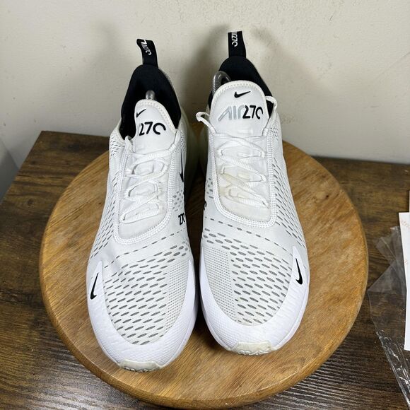 Nike Air Max 270 Shoes Mens Size 12 Running Athletic AH8050-100 Sneakers